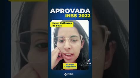 Aprovada No Concurso Do Inss Meioclick News