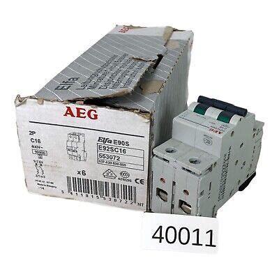 Set 4x C16 2x C10 AEG Elfa E92 C10 Elfa E92S C16 Circuit Breaker EBay