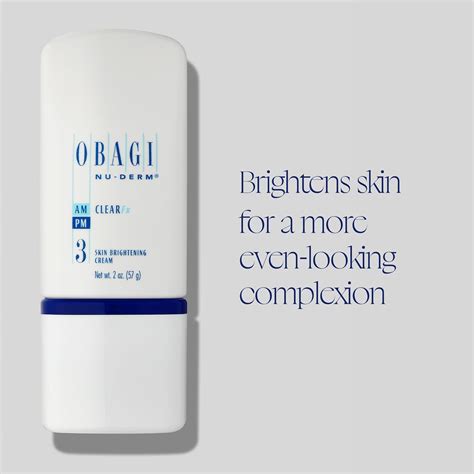 Obagi Medical Nu Derm Clear Fx Crema Facial Crema Aclaradora Y