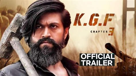 Kgf Chapter Official Trailer Yash Prashanth Neel Kgf Chapter