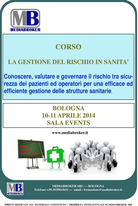 Corso GESTIONE RISCHIO CLINICO