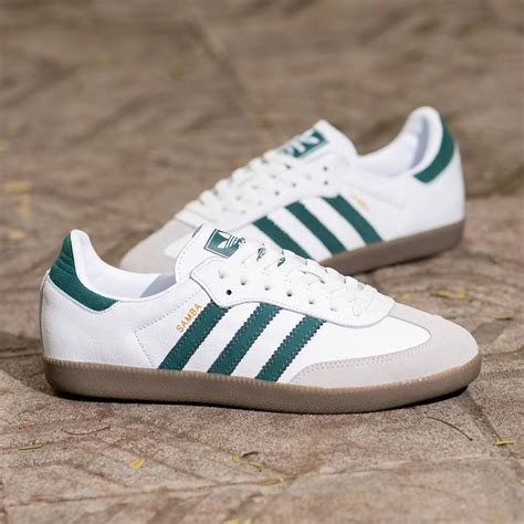 Jual Sepatu Adidas Samba White Green Gum Original Murah Shopee Indonesia