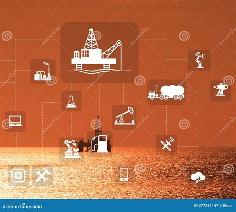 Concept Of Automation In Oil And Gas Industry Stock Image Image Of Monitoring Future 277261147