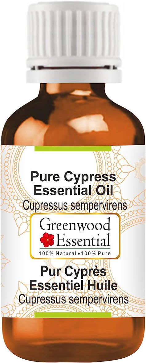 Greenwood Essential Puro Ciprés Aceite esencial Cupressus sempervirens