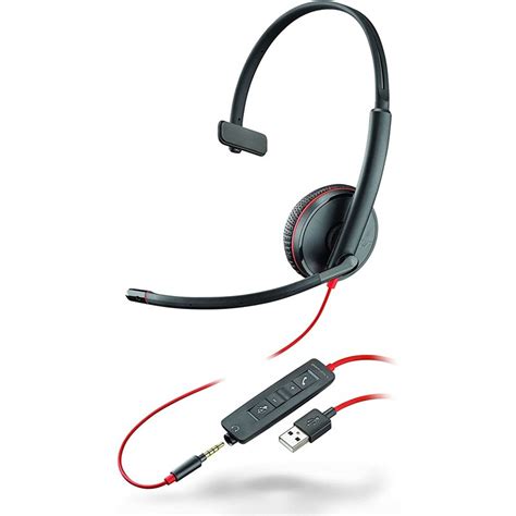 Poly Blackwire 3200 Series C3215 Mono Headset On Ear Usb A 35 Mm