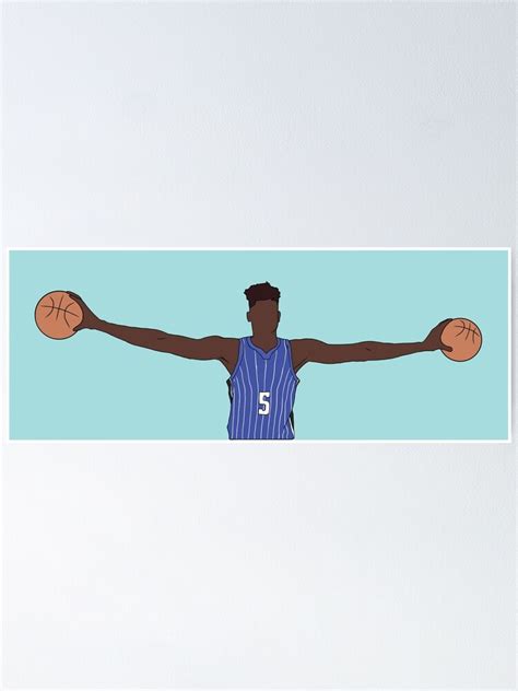 "Mo Bamba Wingspan" Poster for Sale by RatTrapTees | Redbubble