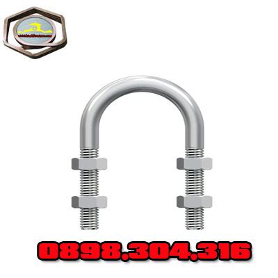 U bolt Inox ống Phi 60