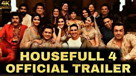 Housefull 4 Trailer Release Date Akshay Kumar Kriti Sanon Bobby Deol