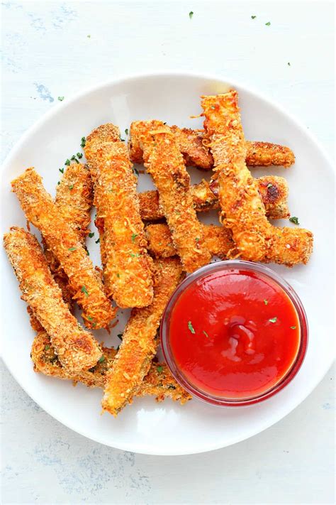 Crispy Zucchini Fries Crunchy Creamy Sweet