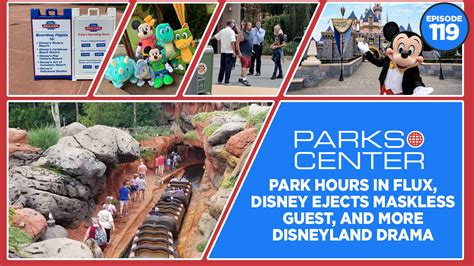 TONIGHT ParksCenter Park Hours In Flux Disney Ejects Maskless Guest