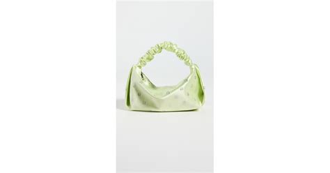 Alexander Wang Scrunchie Logo Embellished Mini Bag In Green Lyst