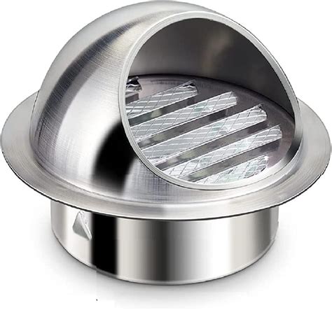 Dyer Vent Cover Wall Vent Outlet Allvent Stainless Steel Round