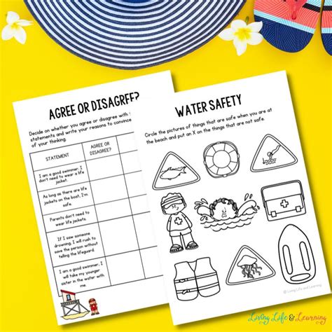 Summer Safety Worksheets