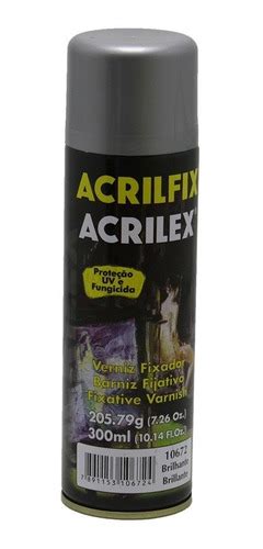 1 Unidade De Verniz Acrilfix Brilhante 300ml Parcelamento Sem Juros