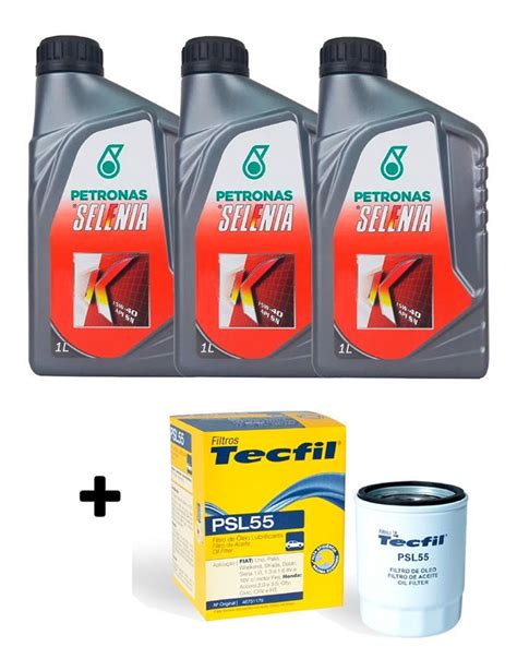 Kit Troca De Óleo E Filtro Fiat 500 Selenia K 15w40 MercadoLivre