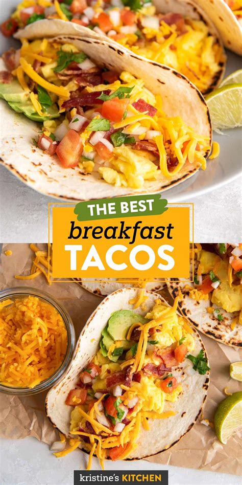 The Best Breakfast Tacos | Breakfast tacos recipe, Best breakfast, Recipes