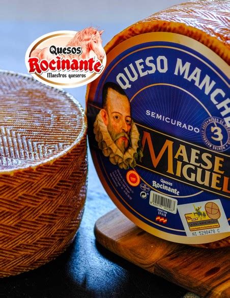 Semicured Manchego Cheese Maese Miguel Aged Months Maese Miguel D