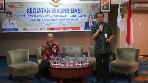 Dinsos Kaltim Laksanakan Rekonsiliasi Penyaluran Bantuan Sosial Program