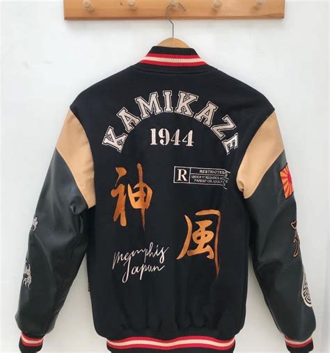 Memphis Origins Varsity Kamikaze Black Edition Fesyen Pria Pakaian