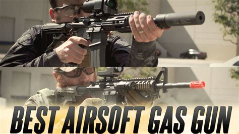 Best Airsoft Gas Gun Kwa Lm4 Vs We Open Bolt M4 Youtube