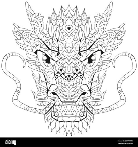 Zentangle Dragon