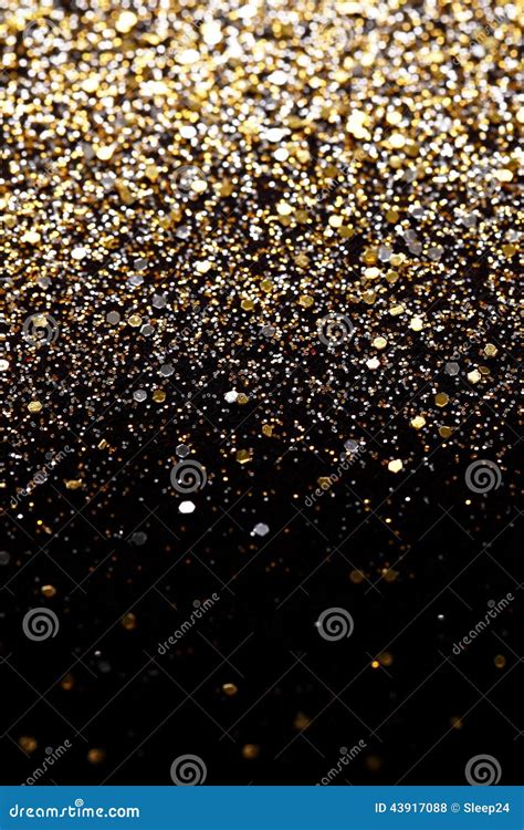 Black And Gold Glitter Wallpaper