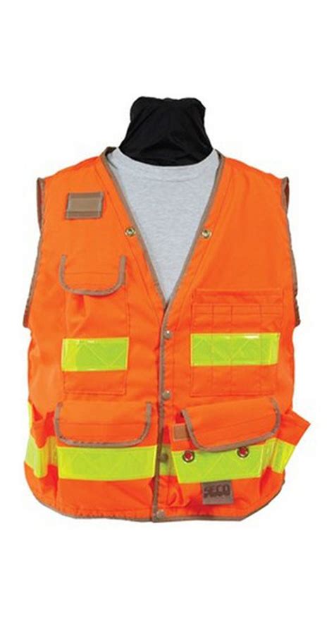 Seco 8069 Class 2 Safety Vest Capital Surveying Supplies