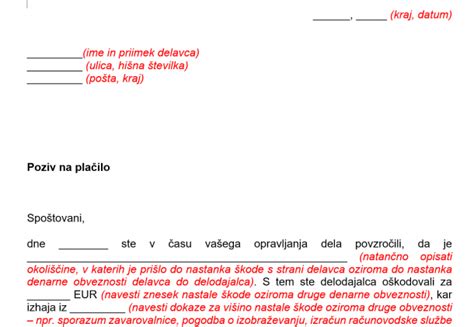 Aneks K Pogodbi O Zaposlitvi Splo En Zdops