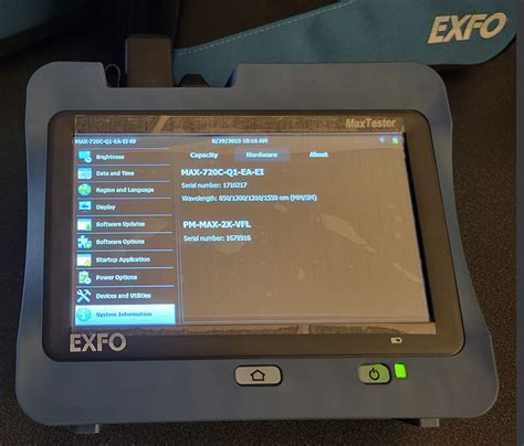 exfo maxtester otdrs max  max  max  qfiberoptic resale