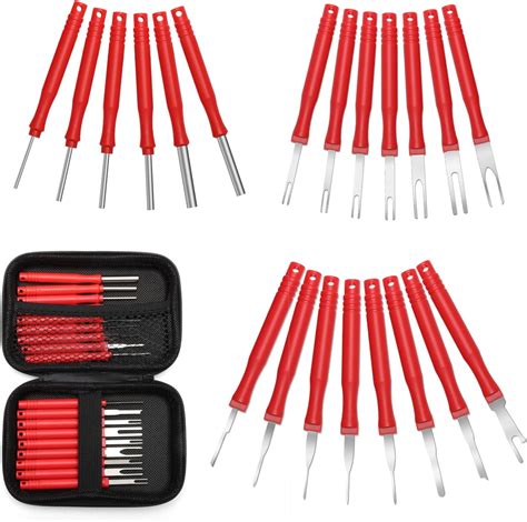 21 Pc Terminal Pin Removal Tool Kit Terminal Ejector Kit