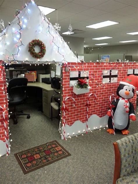 Christmas Cubicle Office Cube All Things Christmas Decor