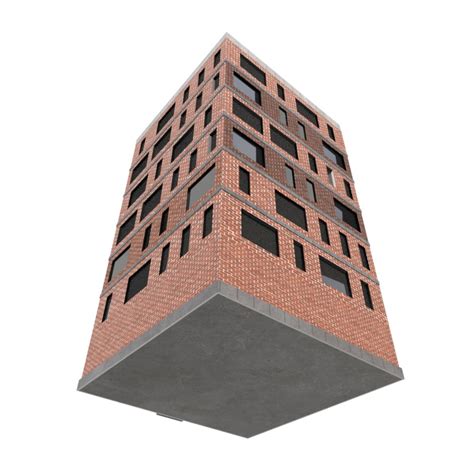 Bricks building 3D model - TurboSquid 1481179