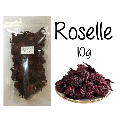 Organic Dried Roselle Hibiscus Sabdariffa Flower Tea G Rosella