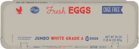 Kroger® Grade A Jumbo Eggs 12 Ct Kroger