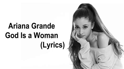 Ariana Grande God Is A Woman Official Lyric Video Lyrics Youtube