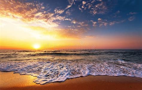 Beautiful Golden Sunset Over the Beach. Stock Image - Image of indonesia, boracay: 148625807