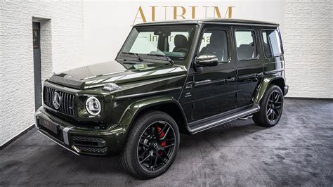 2022 Mercedes Benz G 63 AMG G Manufaktur Oliv Metallic Walkaround By