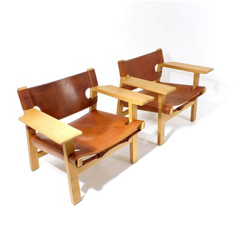 Spanish Chairs Lounge Chairs By B Rge Mogensen For Frederica