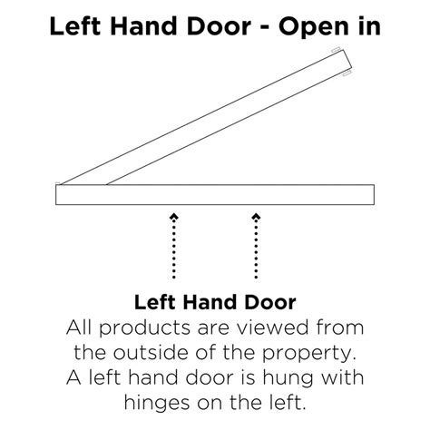 Crystal UPVC Single Door Half Glass Half Panel Left Hand Open In 890mm