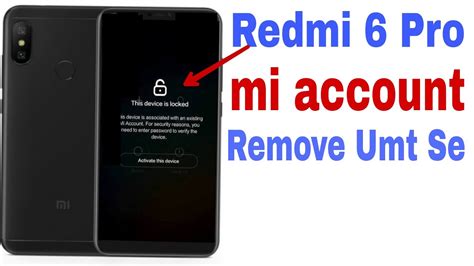 Redmi Pro Mi Account Remove Umt Se Youtube