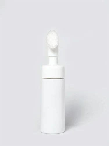 Pet Ml Opaque White Foam Bottle With Opaque White Brush Pump Ml