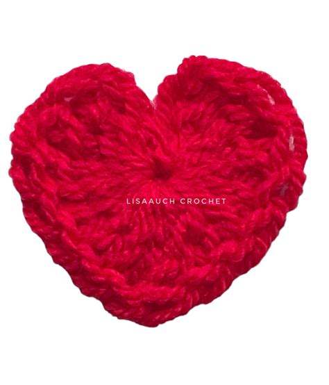 Easy Crochet Hearts Pattern Free 3 Sizes