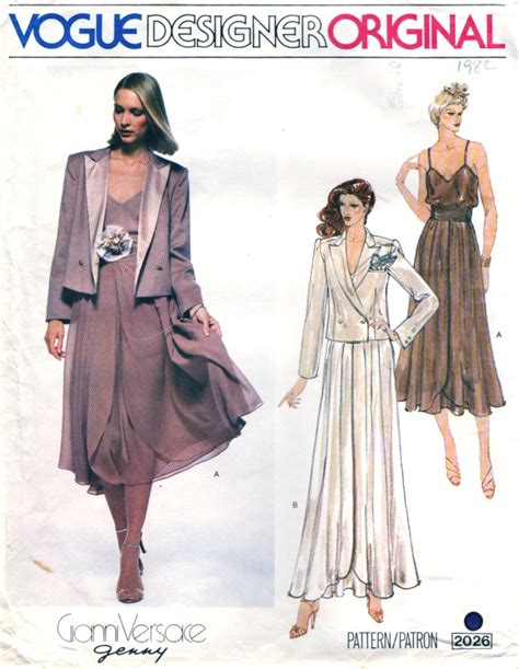 Gianni Versace For Genny And Complice Vogue Patterns Patternvault