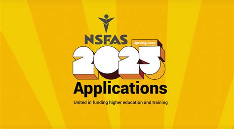 Nsfas Applications For Open On Friday September