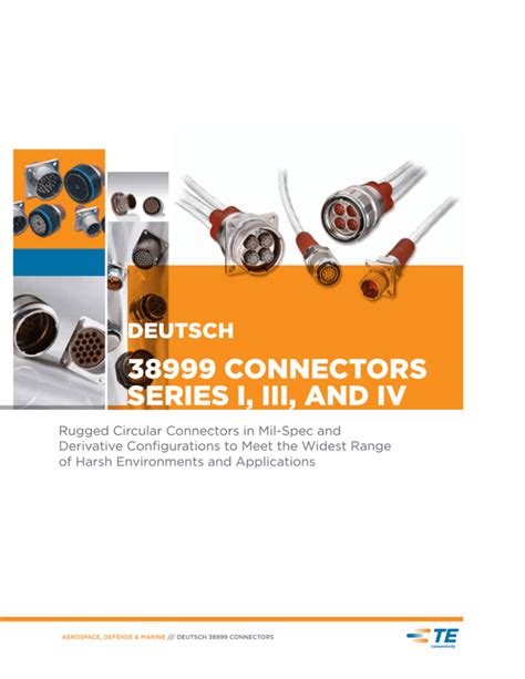 38999 connectors series i, iii, and iv