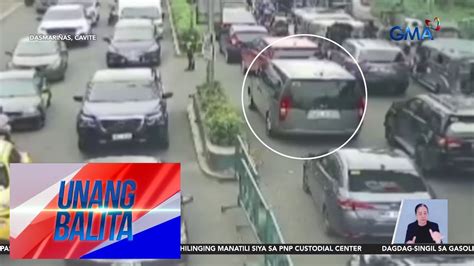 Motorsiklong Nasa U Turn Slot Nabangga At Nagulungan Ng Van Unang