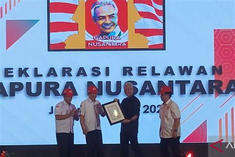 Ribuan Orang Hadiri Deklarasi Dukungan Kepada Ganjar Pranowo Antara News