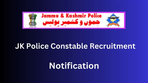 JK Police SI Recruitment 2025 Apply Online Sub Inspector 669 Posts