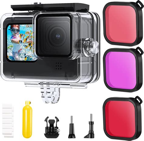 K F Concept 21 In 1 Waterproof Case Housing Compatible With GoPro Hero