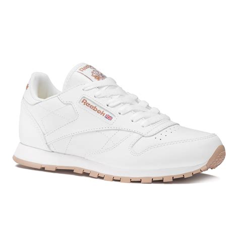 Reebok Classic Leather Trainer £40 White Rose Gold Size 5 Sneakers Reebok Sneakers